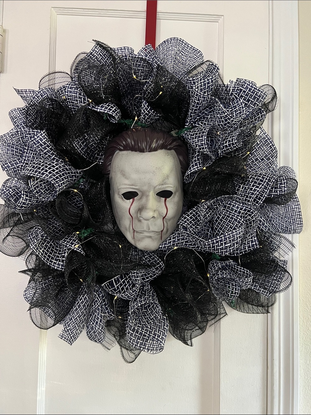 Halloween Michael Myers Wreath